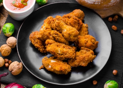 Chicken Strips With New Ingridents Made.